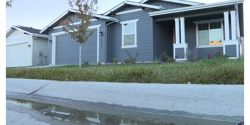 "It was like a pond": Home buyer discovers flooding at newly built home in Nampa