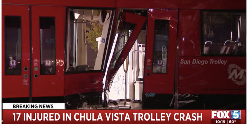 Trolley Service Resumes on Blue Line in Chula Vista Following Collision