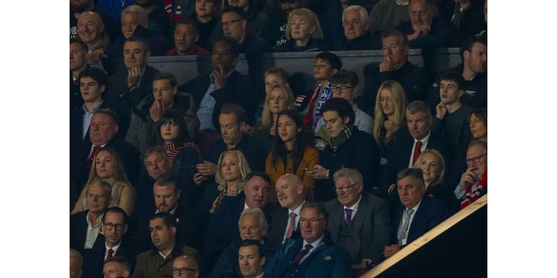 Olivia Rodrigo watches Man United play Chelsea in the Premier League