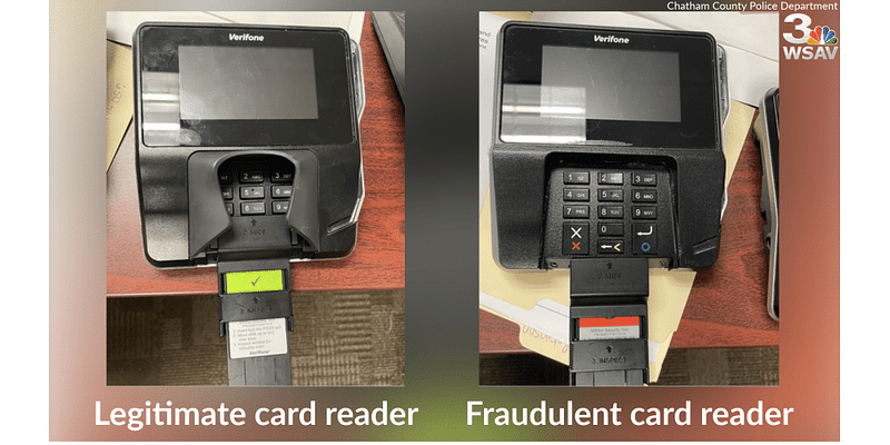 How to spot a card skimmer