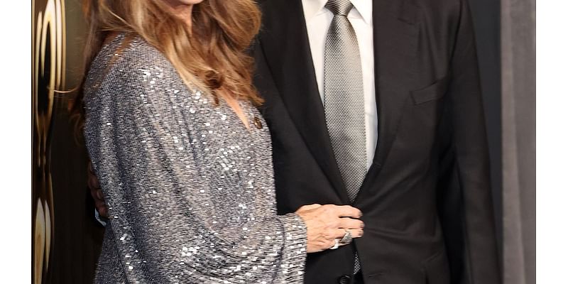 Tom Hanks and Rita Wilson put on a loved-up display as they attend the Governors Ball in Los Angeles after he revealed the 'secret' to the success of their marriage