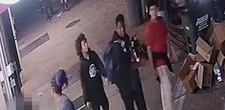 Footage shows young gang moments before attack on former New York Gov