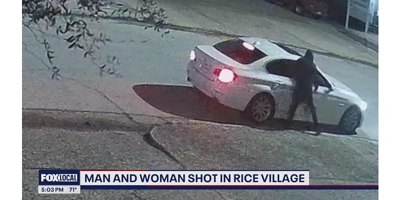 Caught on camera: Woman and man shot and robbed in hair salon parking lot