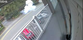 Video shows object exploding on Burien street