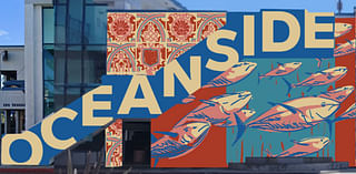 Local Artist’s Mural on Oceanside Parking Structure Celebrates City History, Beauty