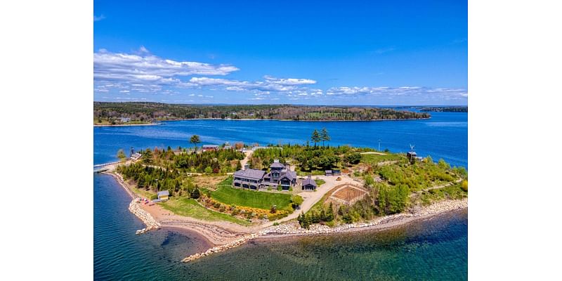 A self-sustaining private island in Canada that can only be reached by boat or helicopter is for sale