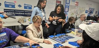 Massachusetts Gov. Maura Healey stops by Harris-Walz campaign HQ in Allentown