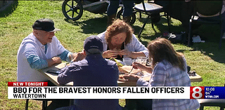 Fallen officers honored with a Barbecue in Watertown