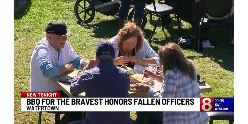 Fallen officers honored with a Barbecue in Watertown