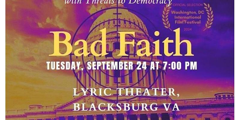 Pro-democracy groups plan Blacksburg screening of doc about Christian nationalism