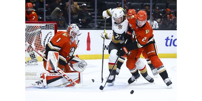 Golden Knights continue their dominance of Ducks