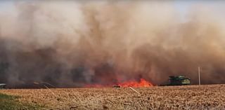 Video Shows the Massive Illinois Field Fire that Jumped I-74