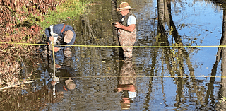 A different kind of field work: Sampling water to assess stream health