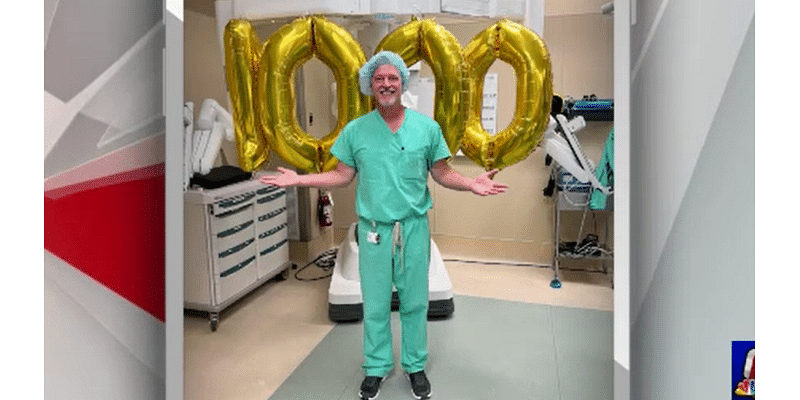 MercyOne Doctor completes 1,000th robotic surgery