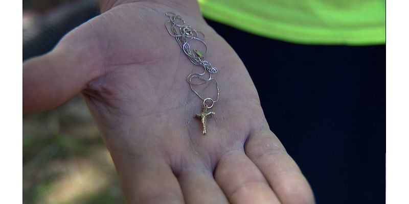 Crucifix found by Hendersonville family during Helene an answered prayer