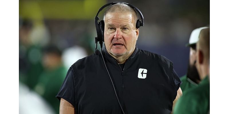 Charlotte, with 3-7 record, fires football coach Biff Poggi