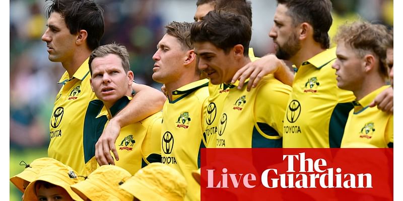 Australia v Pakistan: second men’s one-day international – live