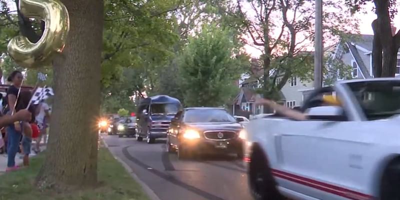 Lansing car clubs make 5-year-old boy’s birthday wish come true