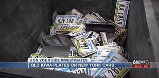 Iowa couple ticketed after old license plates turn up in NYC