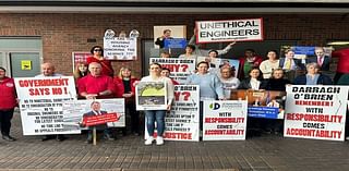 Protest at Department of Housing over ‘flawed’ remediation decisions in defective concrete crisis