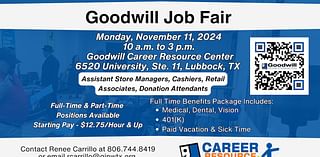 Goodwill Industries of Northwest Texas to host Job Fair on Nov. 11