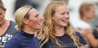 Savannah Phillips, 13, joins her aunt Zara Tindall and sister Isla at Blenheim Horse Trials in Oxford