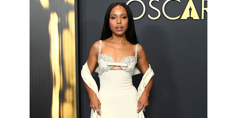 Kerry Washington Is Bona Fide Fashion Royalty in an Elie Saab Haute Couture Gown at 2024 Governors Awards