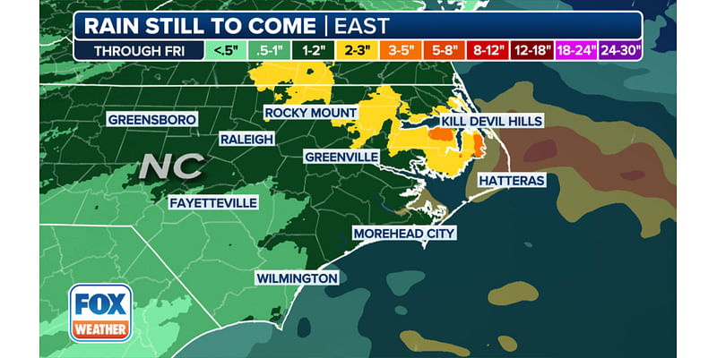 Another home claimed by sea in North Carolina as coastal storm pounds mid-Atlantic