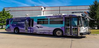 NJ Transit military group unveils buses with a message of hope for struggling vets