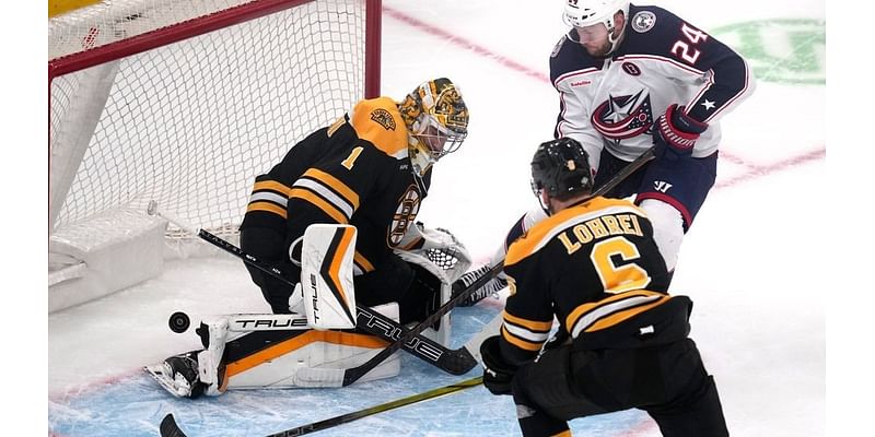 Blue Jackets score two short-handed goals to beat Bruins 5-1