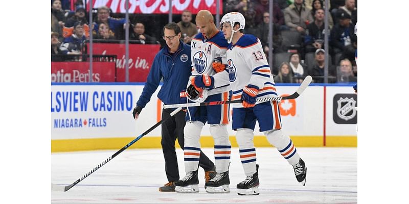 Darnell Nurse injury leaves concern for Oilers — and a hole in their lineup