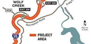 State halts work on Interstate 15 in Wolf Creek for winter, will resume in 2025