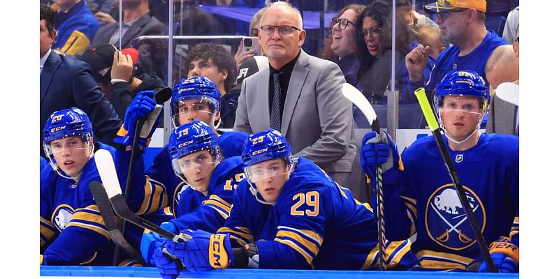 Why Lindy Ruff put the standings in Sabres’ locker room, Devon Levi sent down, injury updates and more