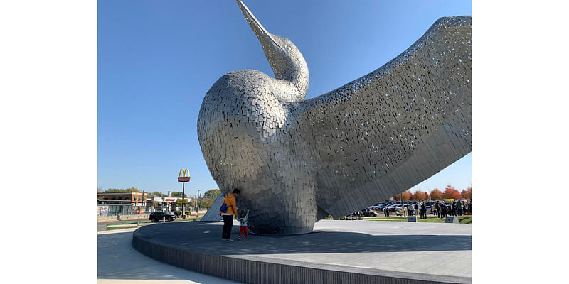 World’s largest loon statue — ‘The Calling’ — is unveiled outside Allianz Field in St. Paul