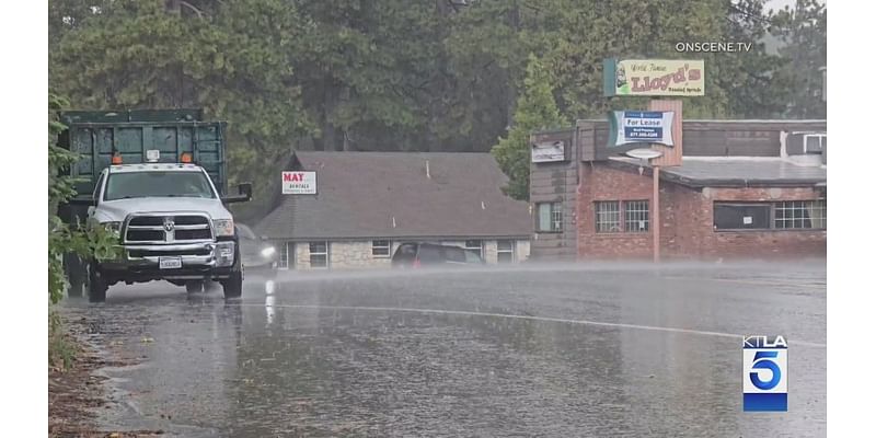 Severe thunderstorms push through Southern California before warmer weekend