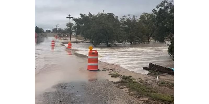 Chaves County communities hit with road-closing flood waters