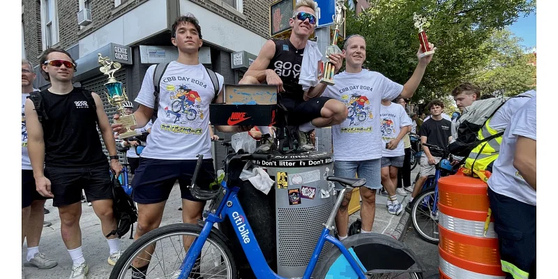 A race across the Williamsburg Bridge with a catch: Citi Bikes only