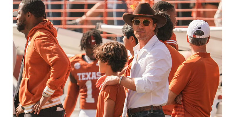 Texas football fan Matthew McConaughey drops truth bomb on 'hungry' Longhorns chomping Gators