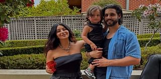 MAFS stars Martha Kalifatidis and Michael Brunelli ditch Melbourne Cup Carnival celebrations for low-key family weekend with son Lucius, one