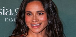 Meghan Markle ditches slicked-back tresses and glamorous make-up for beachy boho waves and natural skin at children's hospital gala in LA