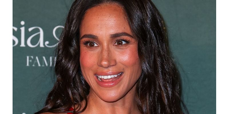 Meghan Markle ditches slicked-back tresses and glamorous make-up for beachy boho waves and natural skin at children's hospital gala in LA