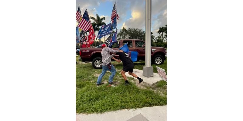 Election 2024: Trump supporters tussle with Bradshaw backers at State Road 7 intersection