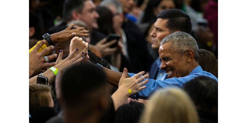 Former President Barack Obama to campaign for VP Kamala Harris in Detroit on Tuesday