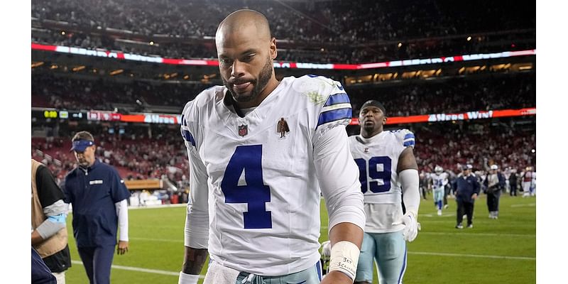 Cowboys' Dak Prescott elects to have season-ending surgery to address injured hamstring, Jerry Jones says