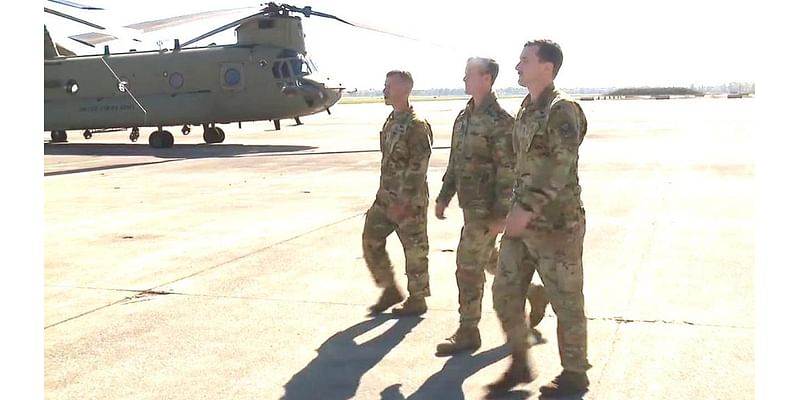 Michigan Army National Guard members talk about their hurricane relief effort missions in Florida