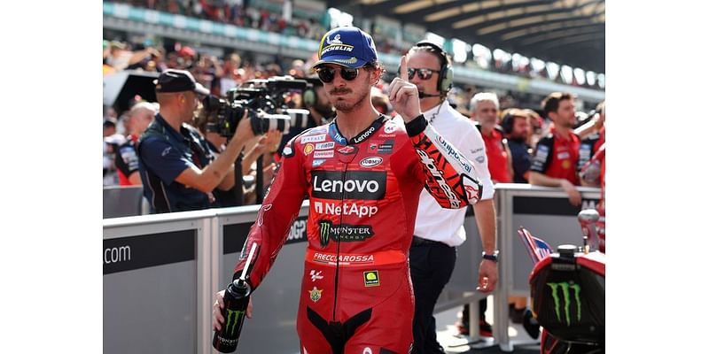 Motorcycling-Bagnaia says he will be happy for Martin if he takes his MotoGP crown