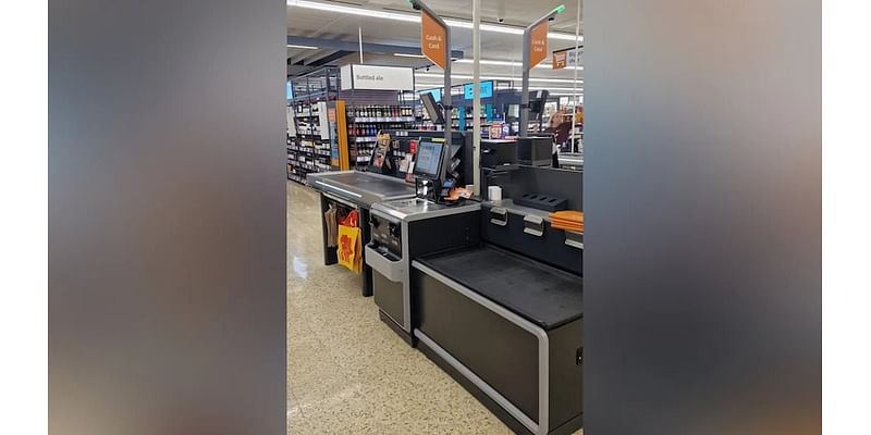 Sainsbury's trialling bigger self-checkouts with conveyor belts to replace human cashiers in a move to make stores 'more efficient'