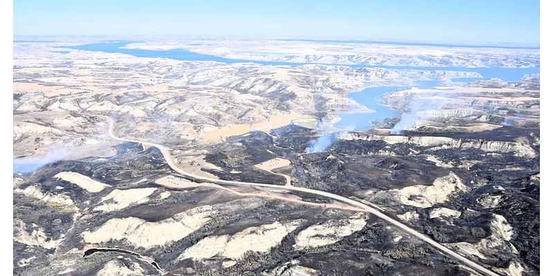 Burgum to survey damage from 'historic' wildfires; FEMA approves aid for firefighting costs