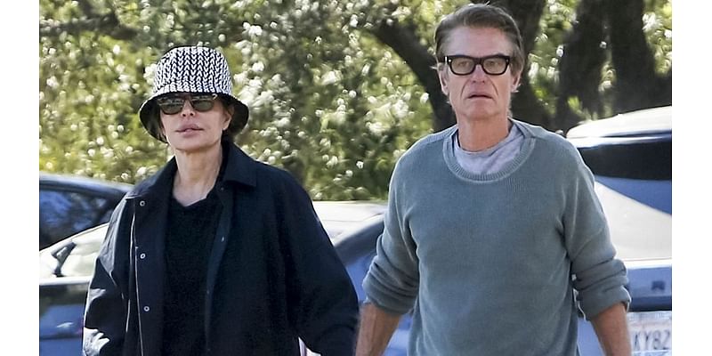 Lisa Rinna goes casual on romantic LA lunch date with husband of nearly three decades Harry Hamlin