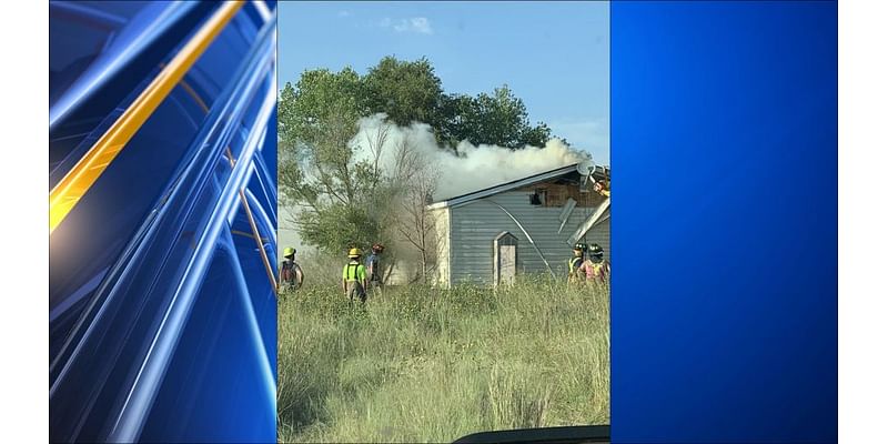 House, sheds in rural Reno County total loss after fire